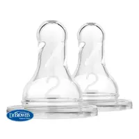 DR.BROWN'S Dudlík na láhve Options+ úzké 3m+ silikonový 2ks