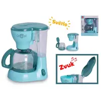 Kávovar překapávač 16cm na baterie se světlem a zvukem