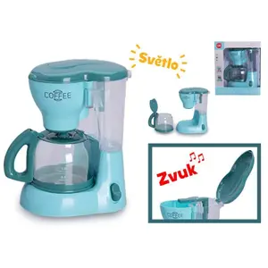 Kávovar překapávač 16cm na baterie se světlem a zvukem