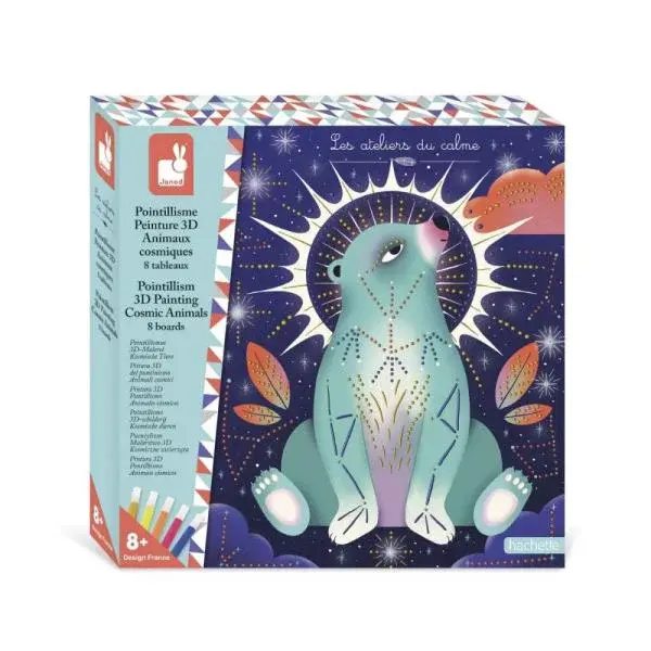 Janod Atelier Maxi Kreativní sada 3D Malování tečkami