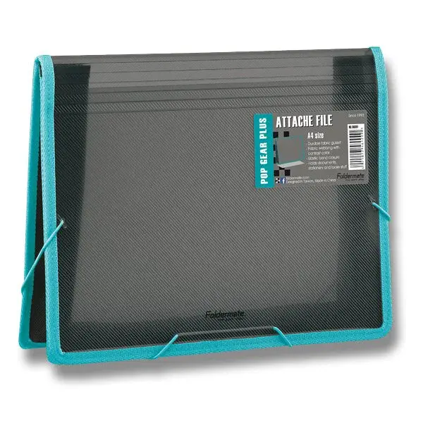 Desky na dokumenty FolderMate Pop Gear Plus, A4 - kouřová