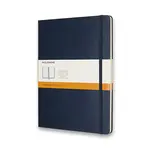 Zápisník Moleskine - tvrdé desky, XL, linkovaný - modrý