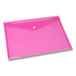 Spisovka s drukem FolderMate Clear, A4 - červená