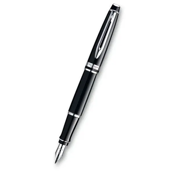 Plnicí pero Waterman Expert Black Lacquer CT - hrot M