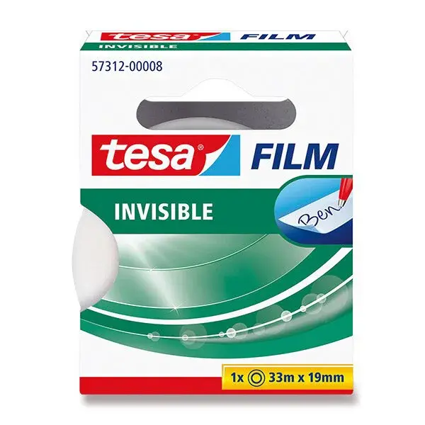 Samolepicí páska Tesa Film Invisible - 19 mm × 33 m