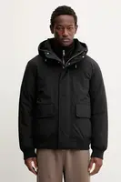 Bunda Tommy Jeans černá barva, zimní, DM0DM22032