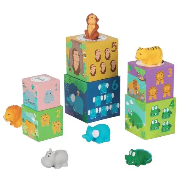 2Kids Hračky Kostičky se zvířátky Safari