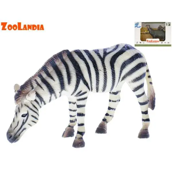 Zoolandia zebra/hroch 9,5-12cm v krabičce asst