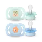 Philips AVENT Dudlík Ultrastart obrázek 0-2m chlapec 2 ks