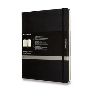 Zápisník Moleskine PRO Project Planner - XL, černý