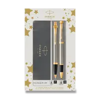 Parker IM Brushed Metal GT - sada roller a kuličkové pero