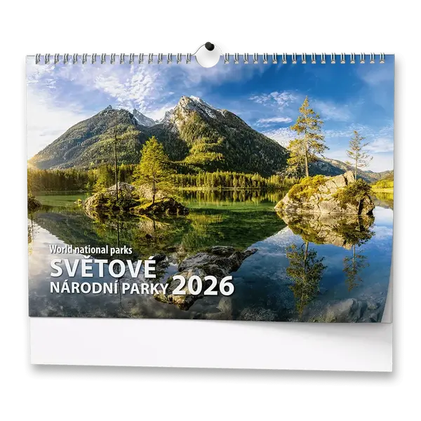Nástěnný obrázkový kalendář 2026 - Světové národní parky