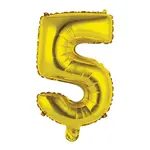 Nafukovací číslice zlaté - 5