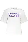 CAVALLI CLASS SHORT SLEEVE T-SHIRT WOMEN WHITE