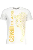 Pánské tričko Cavalli Class bílé