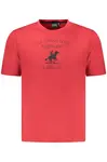 US GRAND POLO MEN'S SHORT SLEEVE T-SHIRT RED