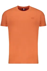 Pánské oranžové triko s krátkým rukávem