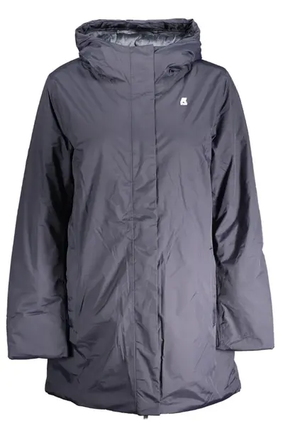 Modrá dámská zimní bunda K-WAY