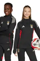 Dětská mikina adidas Performance SL Benfica černá barva, s potiskem, JM1217