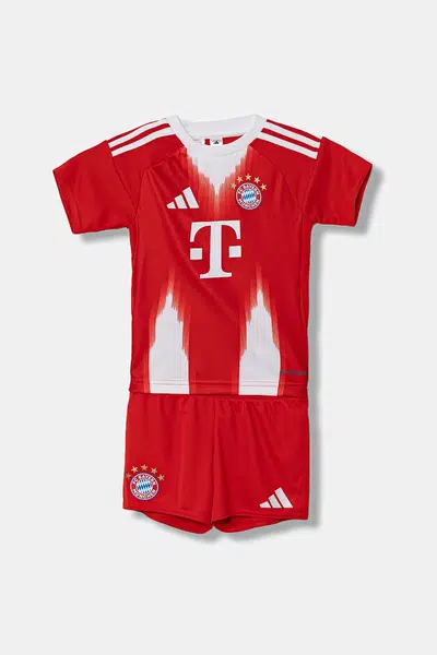 Kojenecká sada adidas Performance FC Bayern Munich červená barva, JN8508