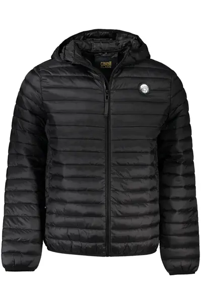 Pánská černá prošívaná bunda Cavalli Class