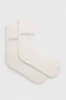 Ponožky La Mania dámské, béžová barva