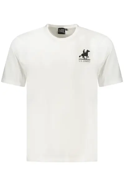 US GRAND POLO SHORT SLEEVE T-SHIRT MEN WHITE
