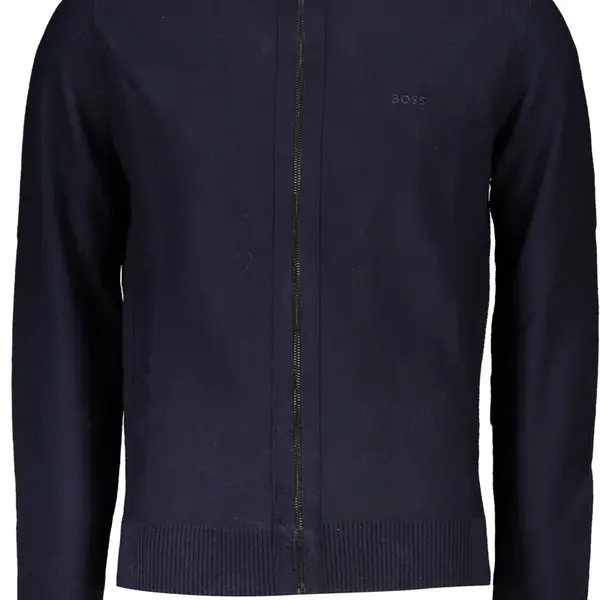 HUGO BOSS MEN'S BLUE CARDIGAN