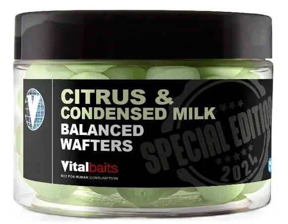Vitalbaits wafters citrus & condensed milk green 80 g - 18 mm