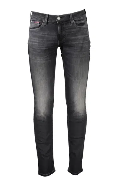 TOMMY HILFIGER MEN'S BLACK DENIM JEANS