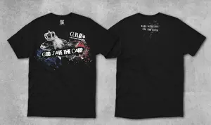 G.b.u. tričko god save the carp černé - m