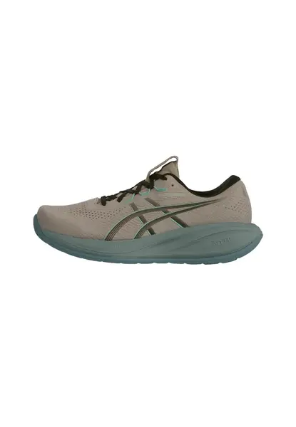 ASICS Bežecká obuv 'GEL-CUMULUS 28'  tmavobéžová / tyrkysová / hnedá