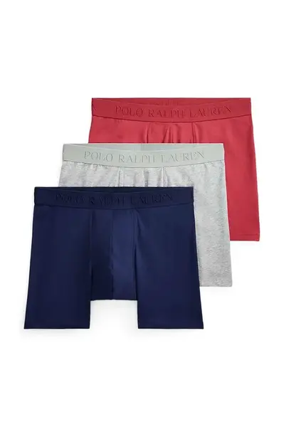 Polo Ralph Lauren boxerky pánske bavlnené s elastanom 3-pak