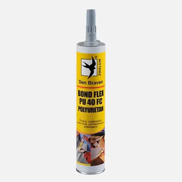 Tmel polyuretanový, šedý, BOND FLEX PU 40 FC, 300ml