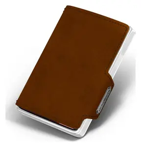 Kožená mini peněženka Mondraghi Elegance Brown