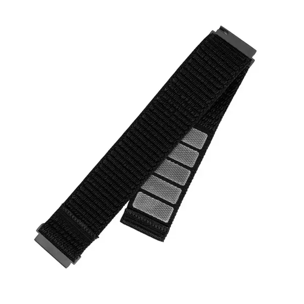 Nylonový řemínek FIXED Nylon Sporty Strap s Quick Release 20mm pro smartwatch, černá