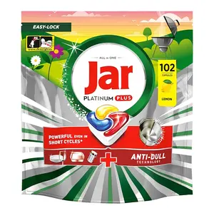JAR Platinum plus Grill kapsle do myčky 102 kusů