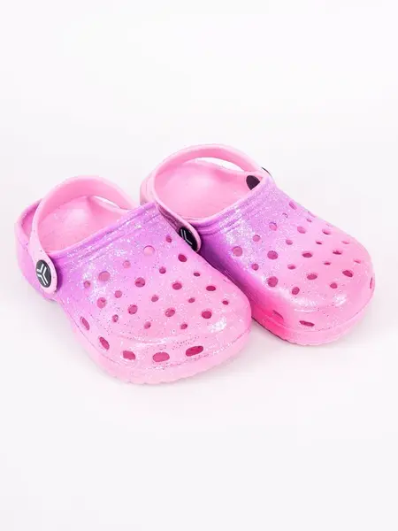 Yoclub Kids's Girls Crocs Shoes Slip-On Sandals OCR-0042G-9900