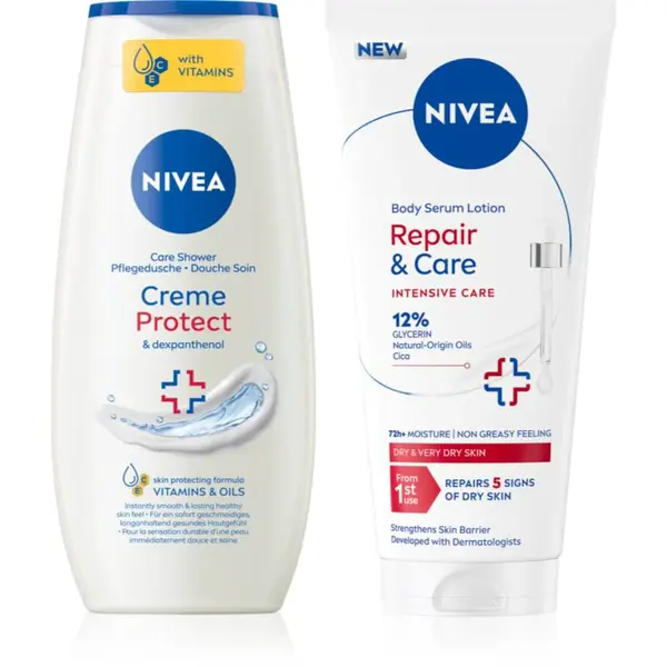 NIVEA Creme Protect sada pre suchú pokožku