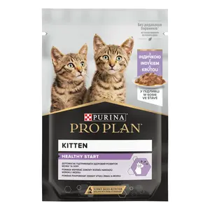 PRO PLAN Kitten Healthy Start kapsičky pre mačiatka morka v šťave