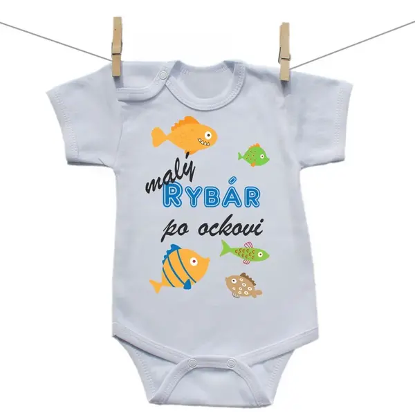 Boodyy Body s krátkym rukávom Malý rybár 62 (2-4 mesiace)