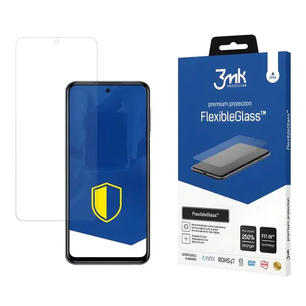 Ochranné hybridné sklo FlexibleGlass pre Xiaomi Redmi Note 10/Redmi Note 10S - Transparentná