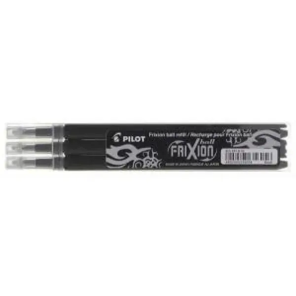 Pilot Náhradná náplň do rollera Frixion Point 0,7mm čierna 3ks-Pilot