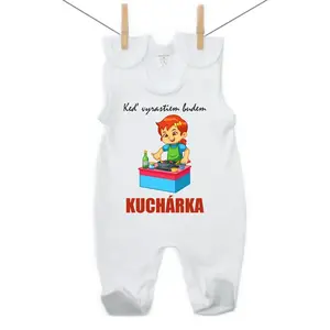 Boodyy Dupačky Keď vyrastiem budem kuchárka 56 (0-2 mesiace)
