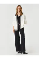Koton Krátké Kimono Etnické Detail Krátký rukáv Prádlo Smíšené
