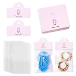 100Pcs Rectangle Clear Polypropylene Cellophane Bags