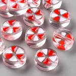Transparent Enamel Acrylic Beads