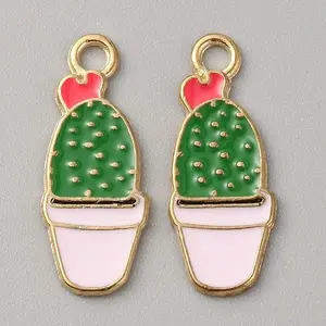 Zine Alloy Enamel Pendants