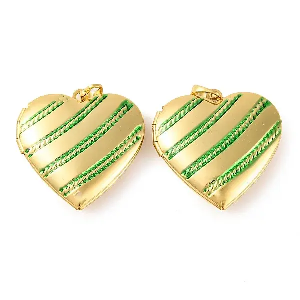 Rack Plating Brass Locket Pendant