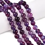 Dyed Natural White Jade Beads Strands